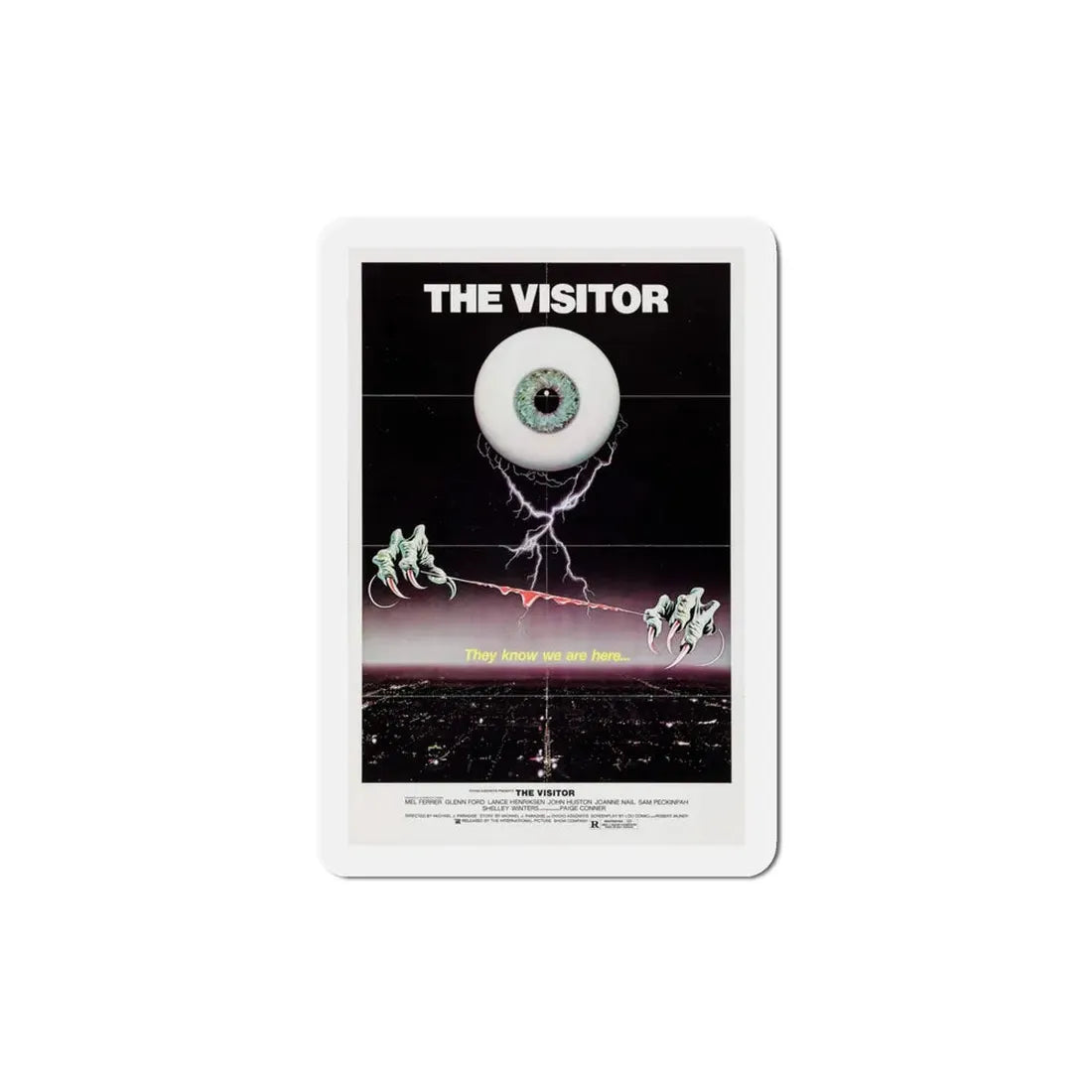 The Visitor 1980 Movie Poster Refrigerator Magnet 4 Inch - The Sticker Space