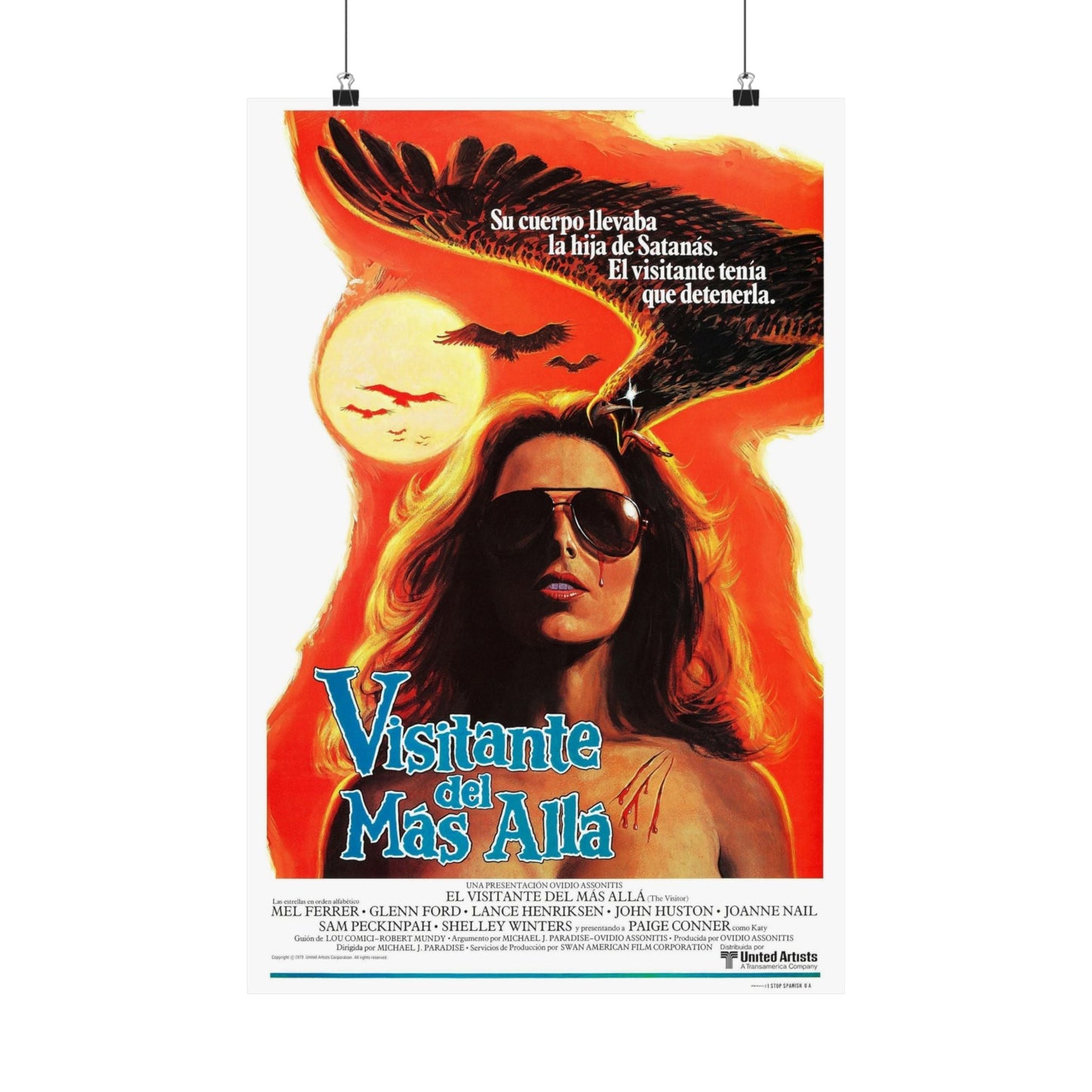 THE VISITOR (SPANISH) 1979 - Paper Movie Poster-16″ x 24″-The Sticker Space