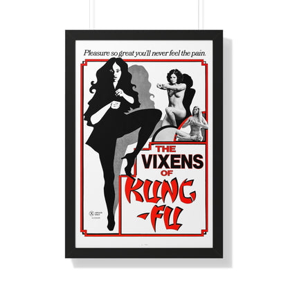 THE VIXENS OF KUNG-FU 1975 - Framed Movie Poster-20" x 30"-The Sticker Space