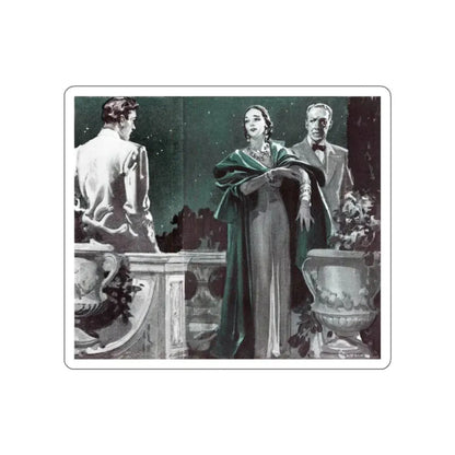 The Voice of the Turtle (1), Cosmopolitan, November 1936 (Magazine Illustration) STICKER Vinyl Die-Cut Decal White Die-Cut 2 Inch - The Sticker Space