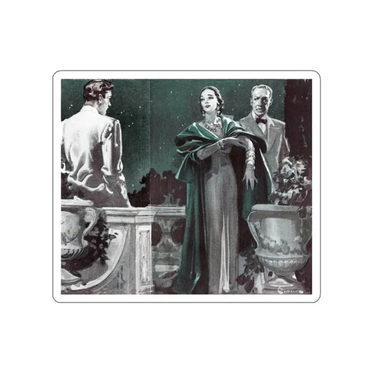 The Voice of the Turtle (1), Cosmopolitan, November 1936 (Magazine Illustration) STICKER Vinyl Die-Cut Decal White Die-Cut 2 Inch - The Sticker Space