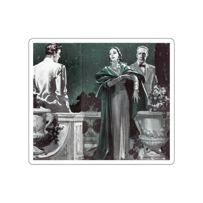 The Voice of the Turtle (1), Cosmopolitan, November 1936 (Magazine Illustration) STICKER Vinyl Die-Cut Decal White Die-Cut 3 Inch - The Sticker Space