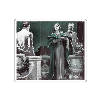 The Voice of the Turtle (1), Cosmopolitan, November 1936 (Magazine Illustration) STICKER Vinyl Die-Cut Decal White Die-Cut 5 Inch - The Sticker Space