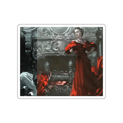 The Voice of the Turtle (2), Cosmopolitan, November 1936 (Magazine Illustration) STICKER Vinyl Die-Cut Decal White Die-Cut 3 Inch - The Sticker Space