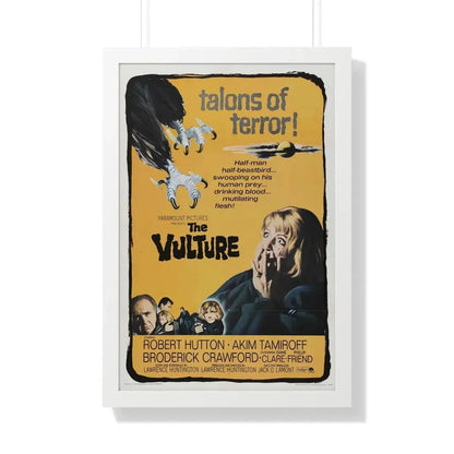 THE VULTURE 1966 - Framed Movie Poster 20" x 30" White - The Sticker Space