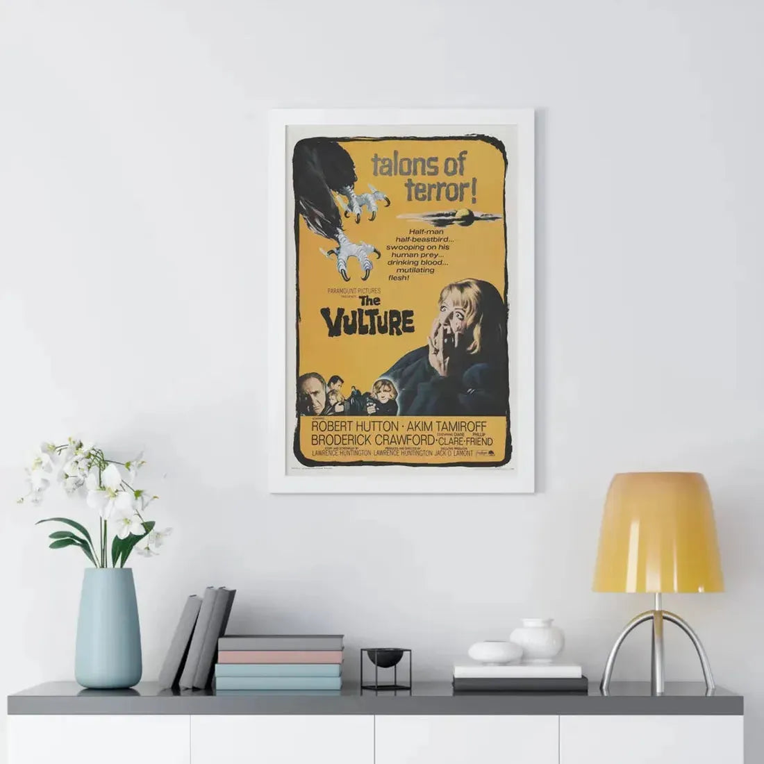 THE VULTURE 1966 - Framed Movie Poster - The Sticker Space