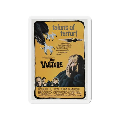 THE VULTURE 1966 Movie Poster - Refrigerator Magnet 2 Inch Die-Cut - The Sticker Space