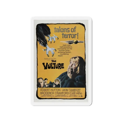 THE VULTURE 1966 Movie Poster - Refrigerator Magnet 3 Inch Die-Cut - The Sticker Space