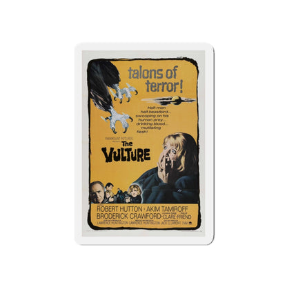 THE VULTURE 1966 Movie Poster - Refrigerator Magnet-5" x 5"-The Sticker Space