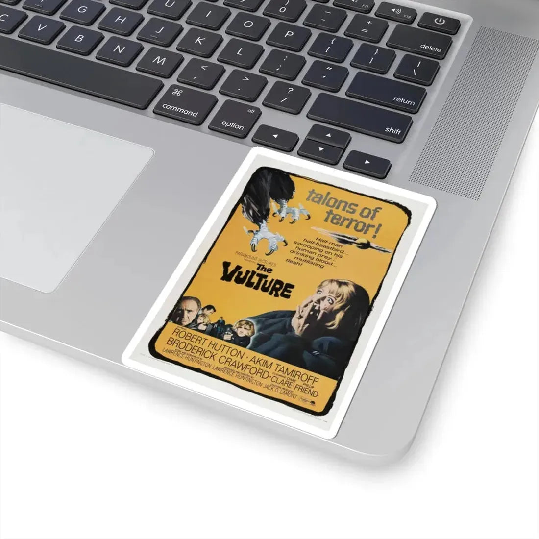 THE VULTURE 1966 Movie Poster - STICKER Vinyl Kiss-Cut Decal - The Sticker Space