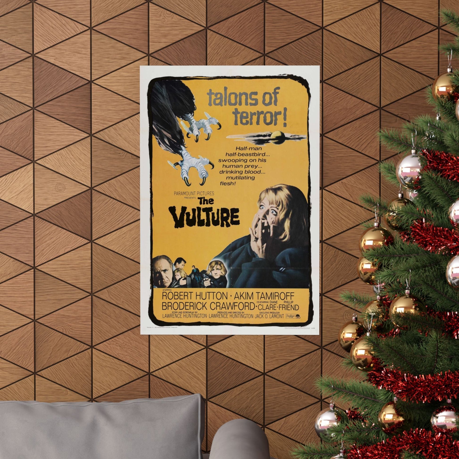 THE VULTURE 1966 - Paper Movie Poster-The Sticker Space