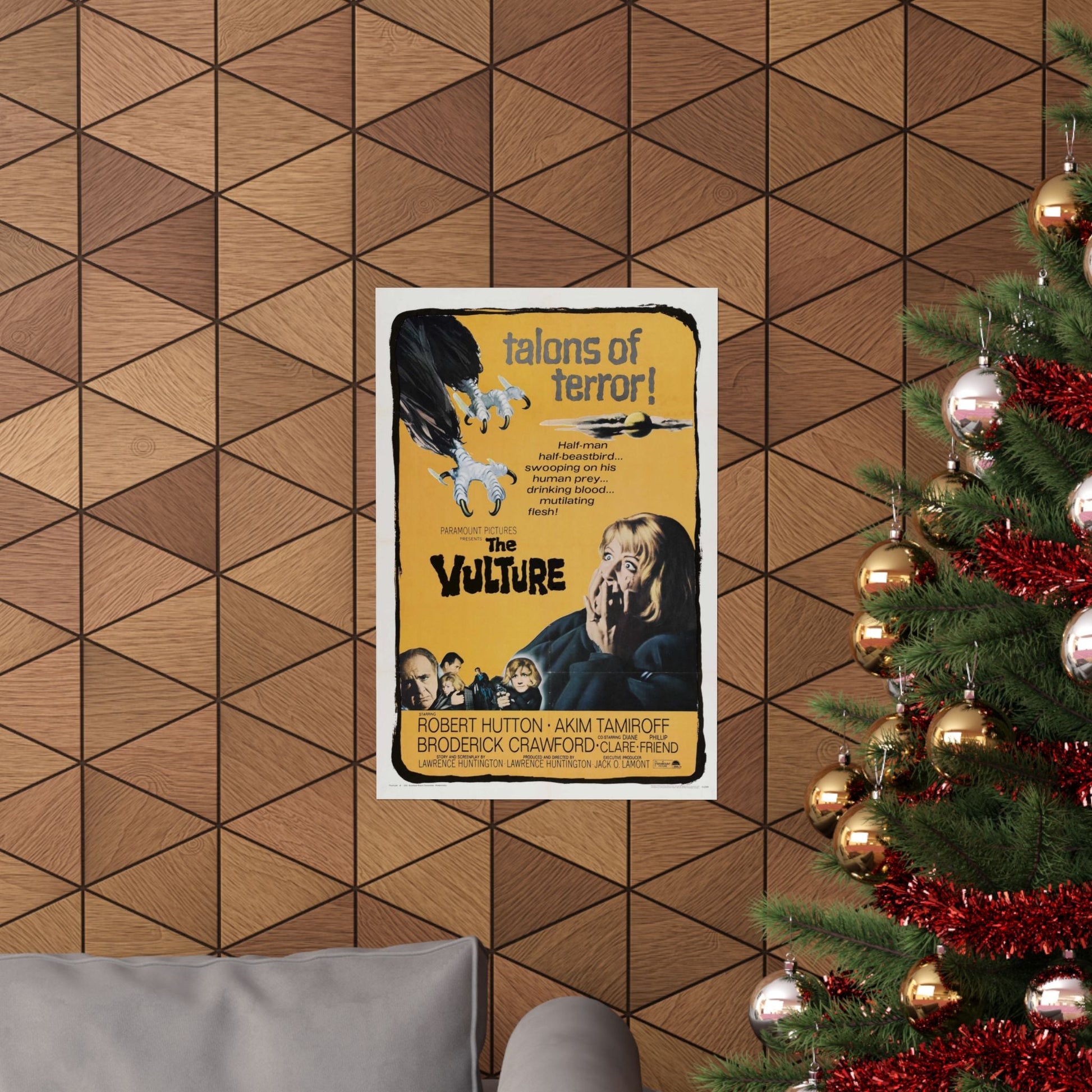 THE VULTURE 1966 - Paper Movie Poster-The Sticker Space