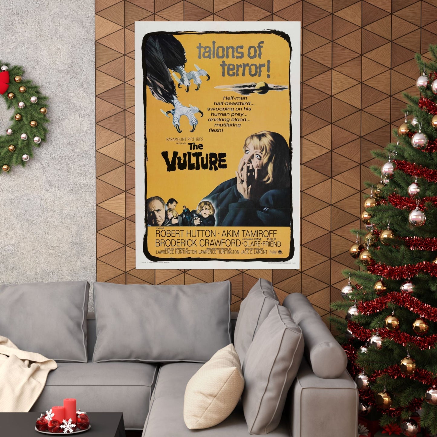 THE VULTURE 1966 - Paper Movie Poster-The Sticker Space