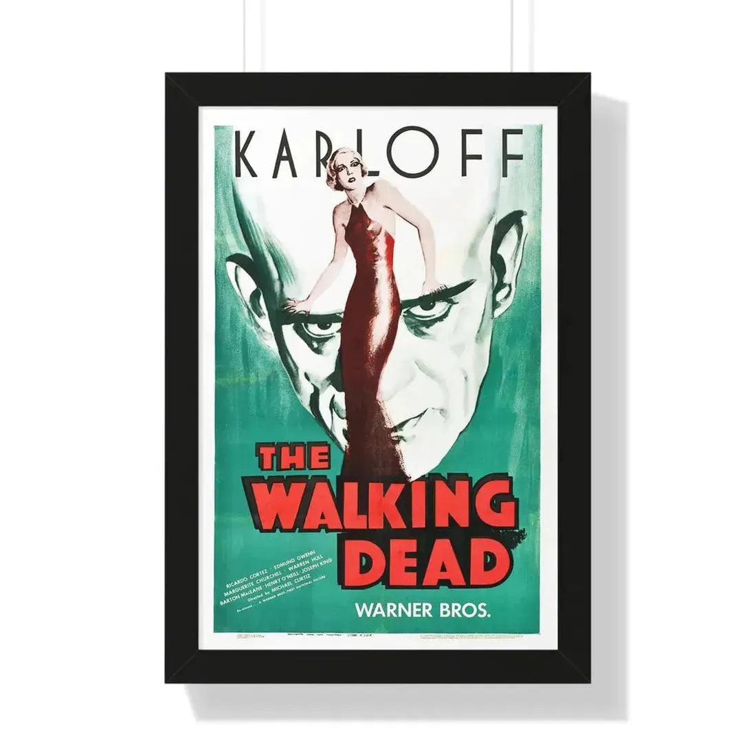 THE WALKING DEAD 1936 - Framed Movie Poster 16″ x 24″ Black - The Sticker Space