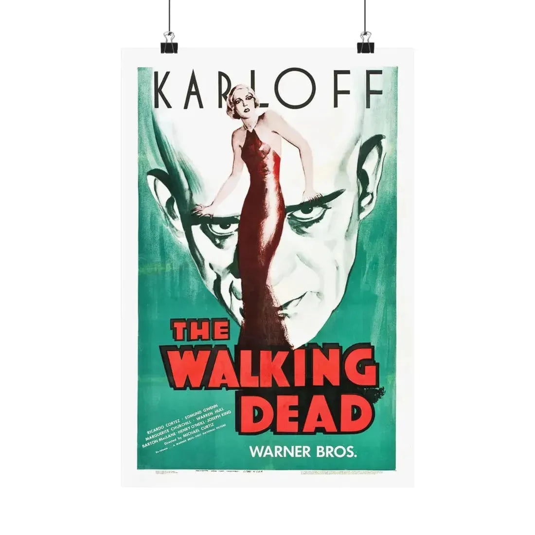 THE WALKING DEAD 1936 - Paper Movie Poster 12″ x 18″ Matte - The Sticker Space