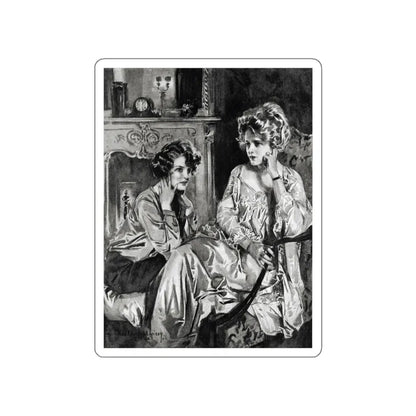 The Wall (1), McCalls magazine, January 1923 (Magazine Illustration) STICKER Vinyl Die-Cut Decal White Die-Cut 4 Inch - The Sticker Space