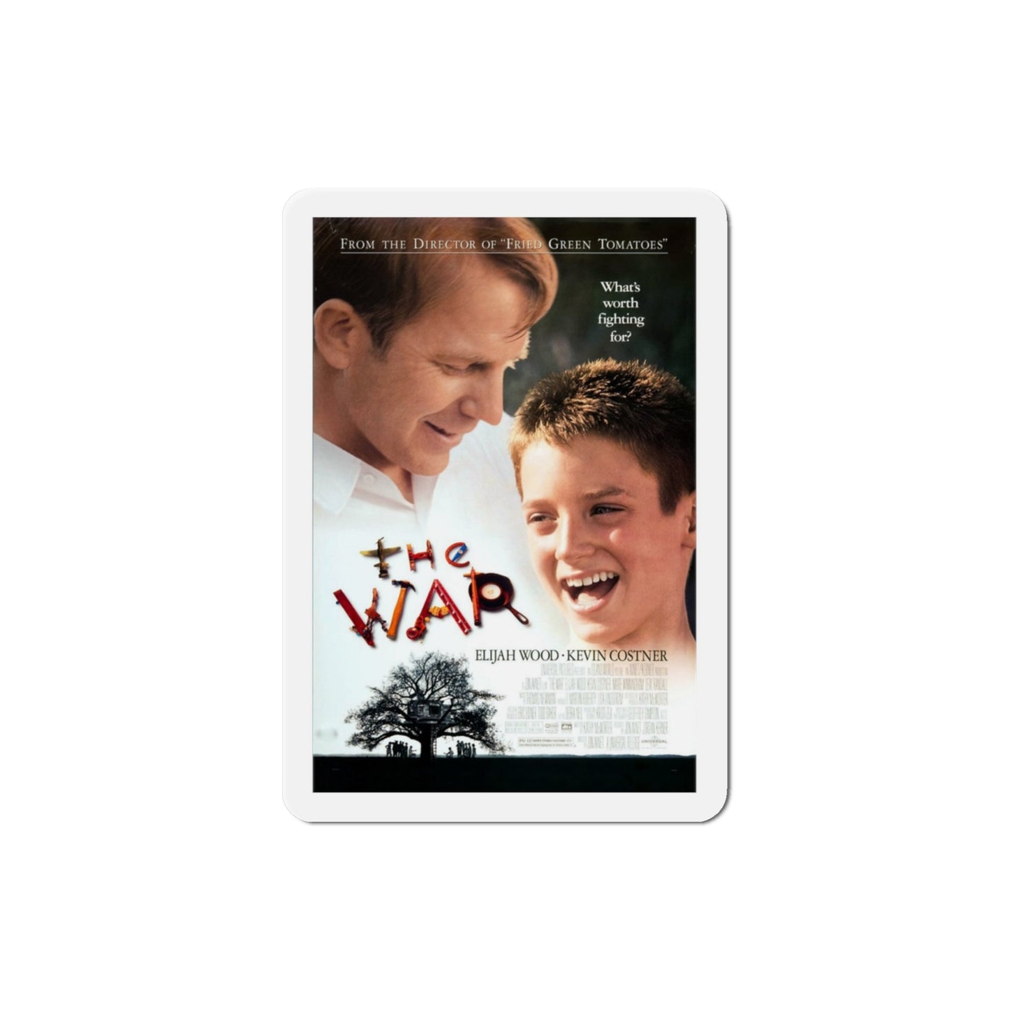 The War 1994 Movie Poster Die-Cut Magnet-The Sticker Space