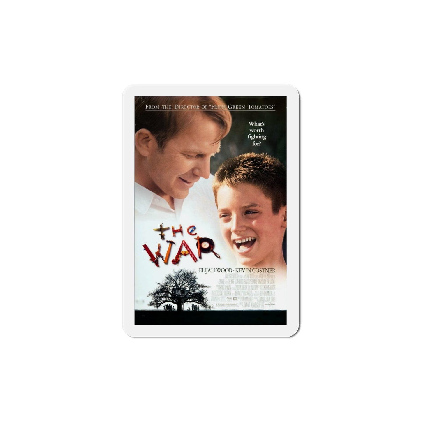 The War 1994 Movie Poster Die-Cut Magnet-6 Inch-The Sticker Space