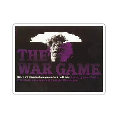 THE WAR GAME 1966 Movie Poster - STICKER Vinyl Kiss-Cut Decal 4 Inch White - The Sticker Space