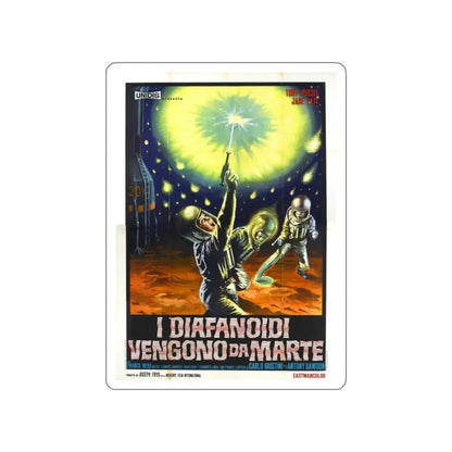 THE WAR OF THE PLANETS 1966 Movie Poster STICKER Vinyl Die-Cut Decal 3 Inch - The Sticker Space