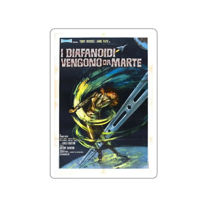 THE WAR OF THE PLANETS (2) 1966 Movie Poster STICKER Vinyl Die-Cut Decal 4 Inch - The Sticker Space