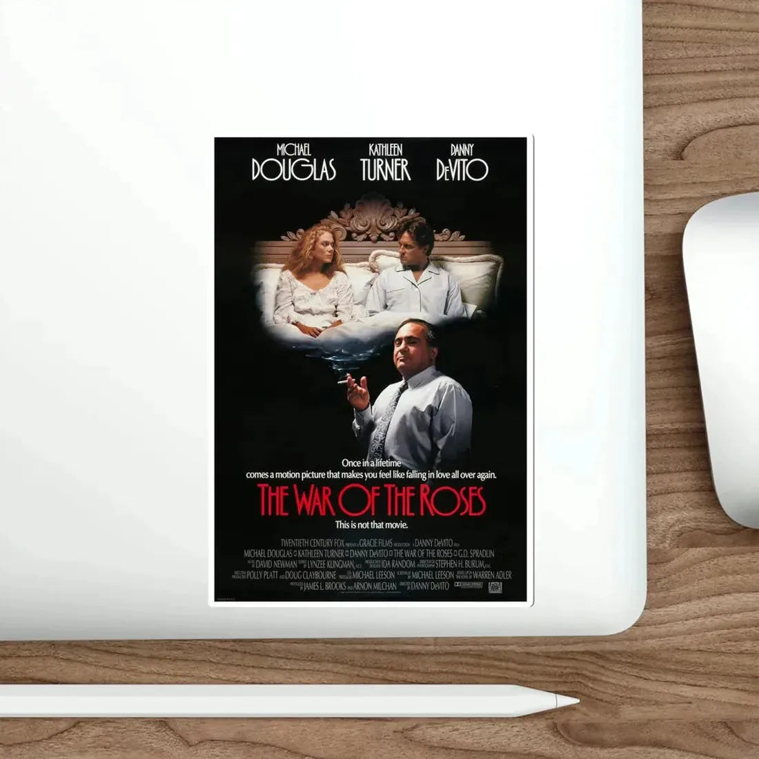 The War of the Roses 1989 Movie Poster STICKER Vinyl Die-Cut Decal - The Sticker Space