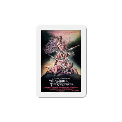 The Warrior and the Sorceress 1984 Movie Poster Refrigerator Magnet 5 Inch - The Sticker Space