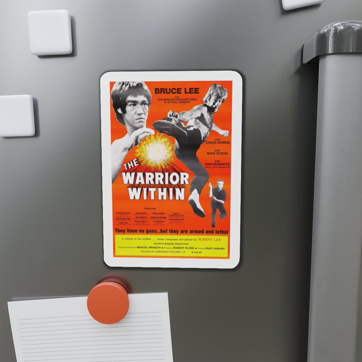 THE WARRIOR WITHIN 1977 Movie Poster - Refrigerator Magnet-The Sticker Space