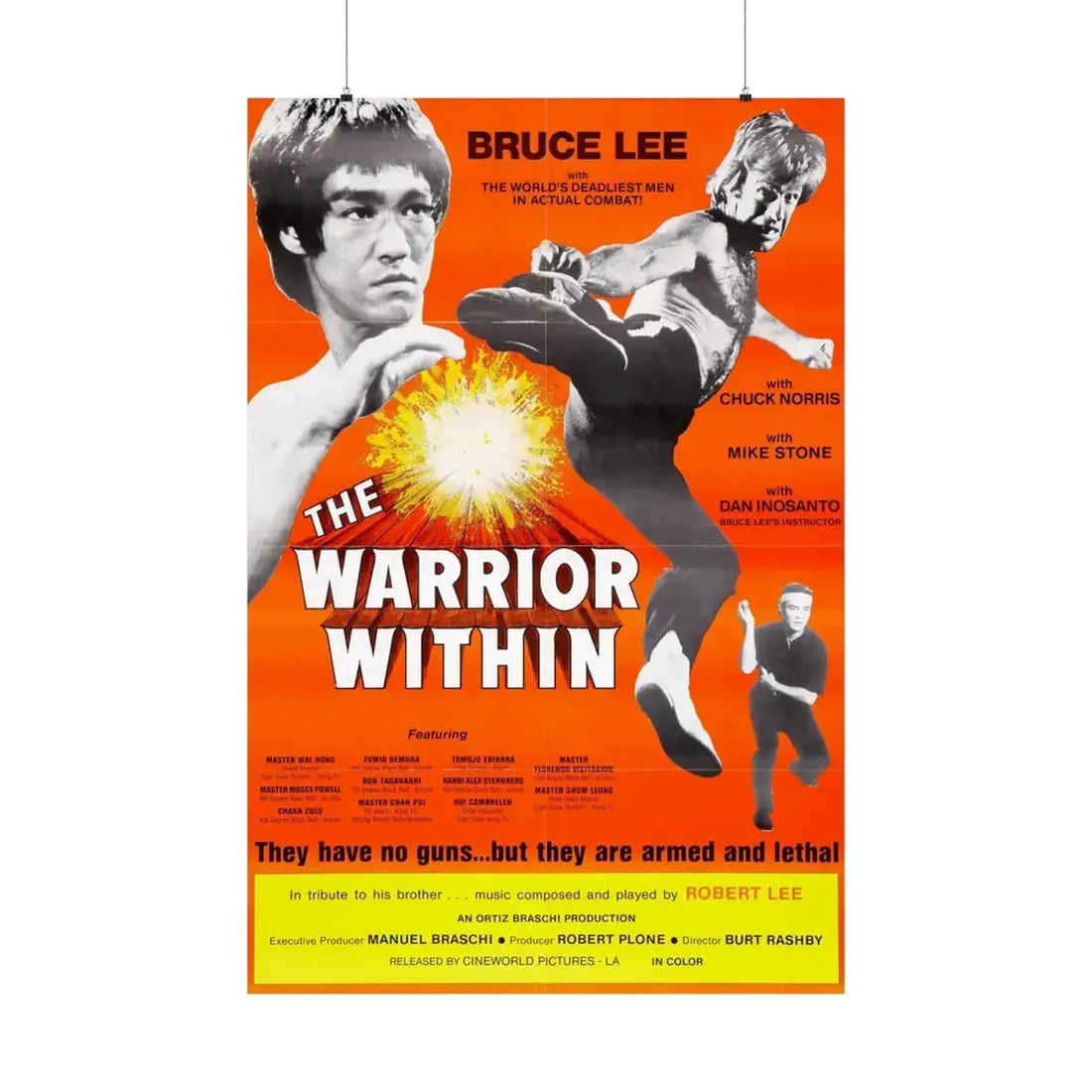 THE WARRIOR WITHIN 1977 - Paper Movie Poster 36" x 54" Matte - The Sticker Space