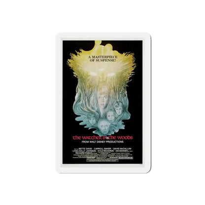 THE WATCHER IN THE WOODS 1980 Movie Poster - Refrigerator Magnet 4 Inch Die-Cut - The Sticker Space