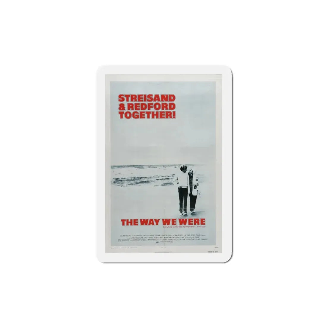The Way We Were 1973 Movie Poster Refrigerator Magnet 4 Inch - The Sticker Space