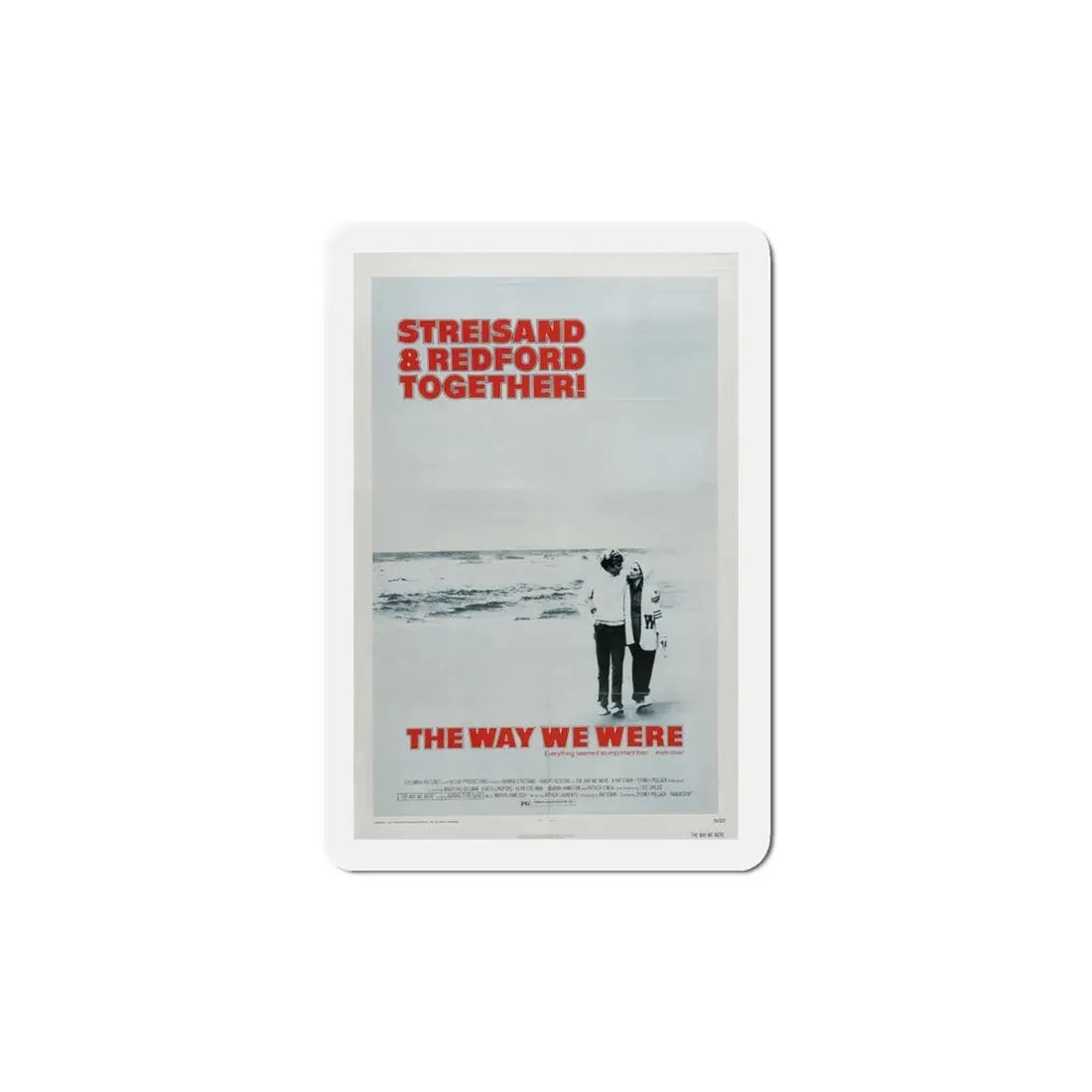 The Way We Were 1973 Movie Poster Refrigerator Magnet 5 Inch - The Sticker Space