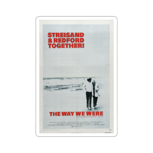 The Way We Were 1973 Movie Poster STICKER Vinyl Die-Cut Decal-2 Inch-The Sticker Space