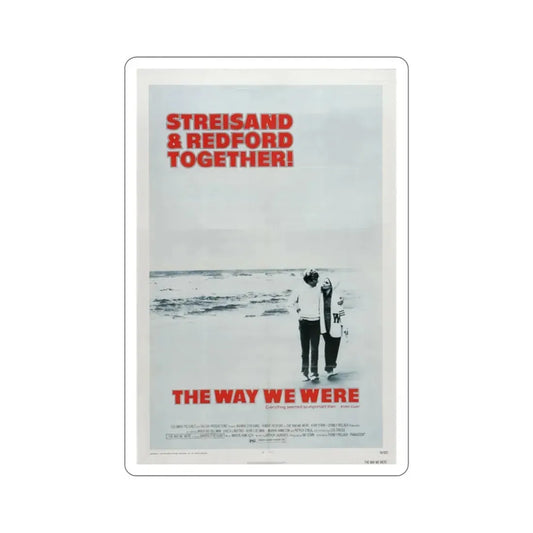 The Way We Were 1973 Movie Poster STICKER Vinyl Die-Cut Decal 2 Inch - The Sticker Space