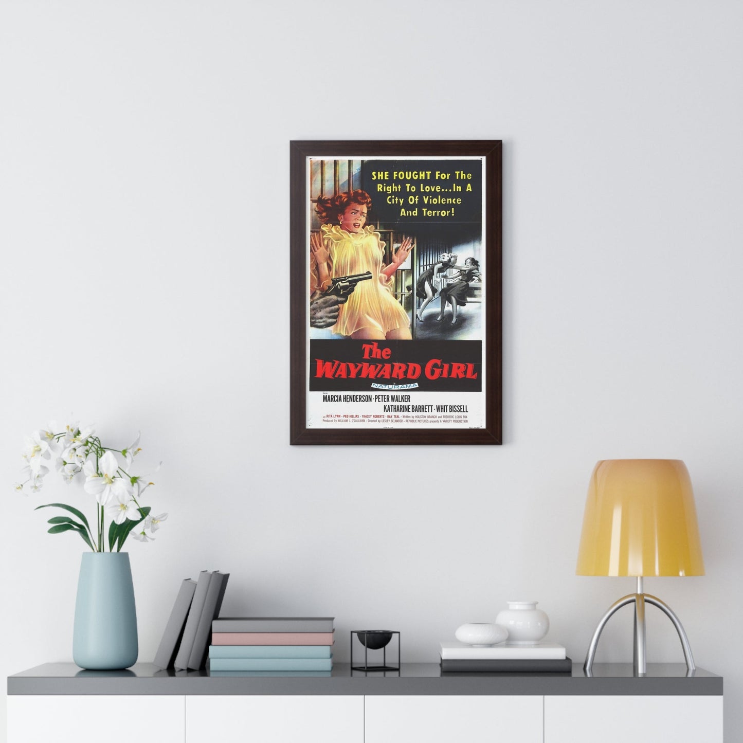 THE WAYWARD GIRL 1959 - Framed Movie Poster-The Sticker Space