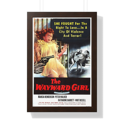 THE WAYWARD GIRL 1959 - Framed Movie Poster-16″ x 24″-The Sticker Space