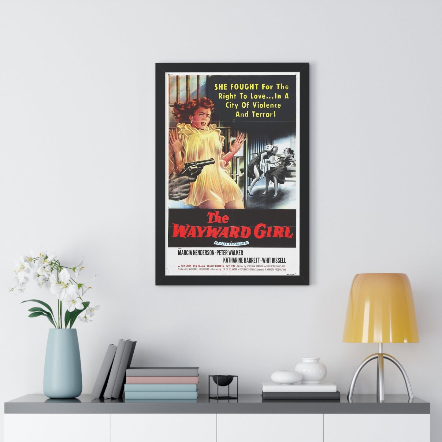 THE WAYWARD GIRL 1959 - Framed Movie Poster-The Sticker Space