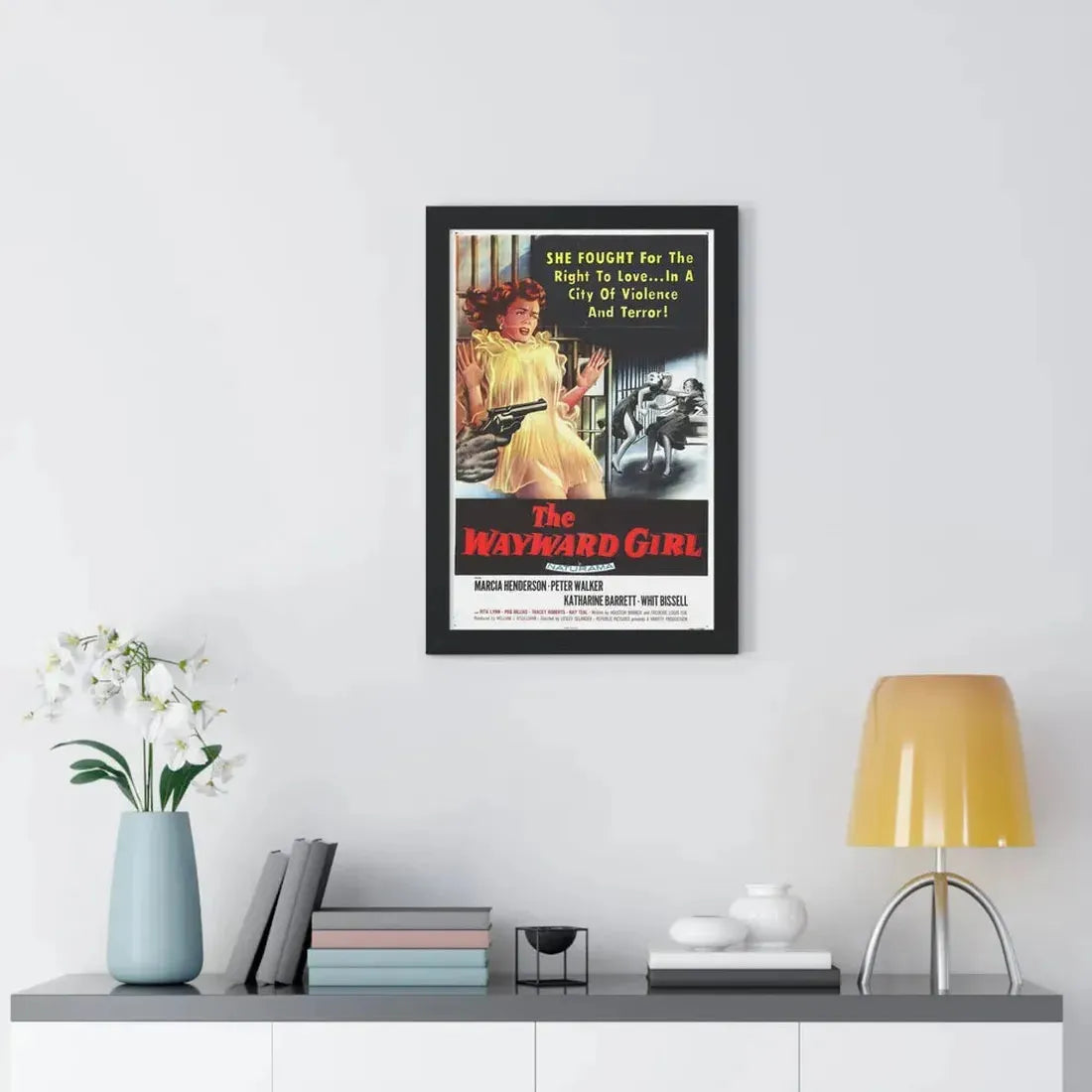 THE WAYWARD GIRL 1959 - Framed Movie Poster - The Sticker Space