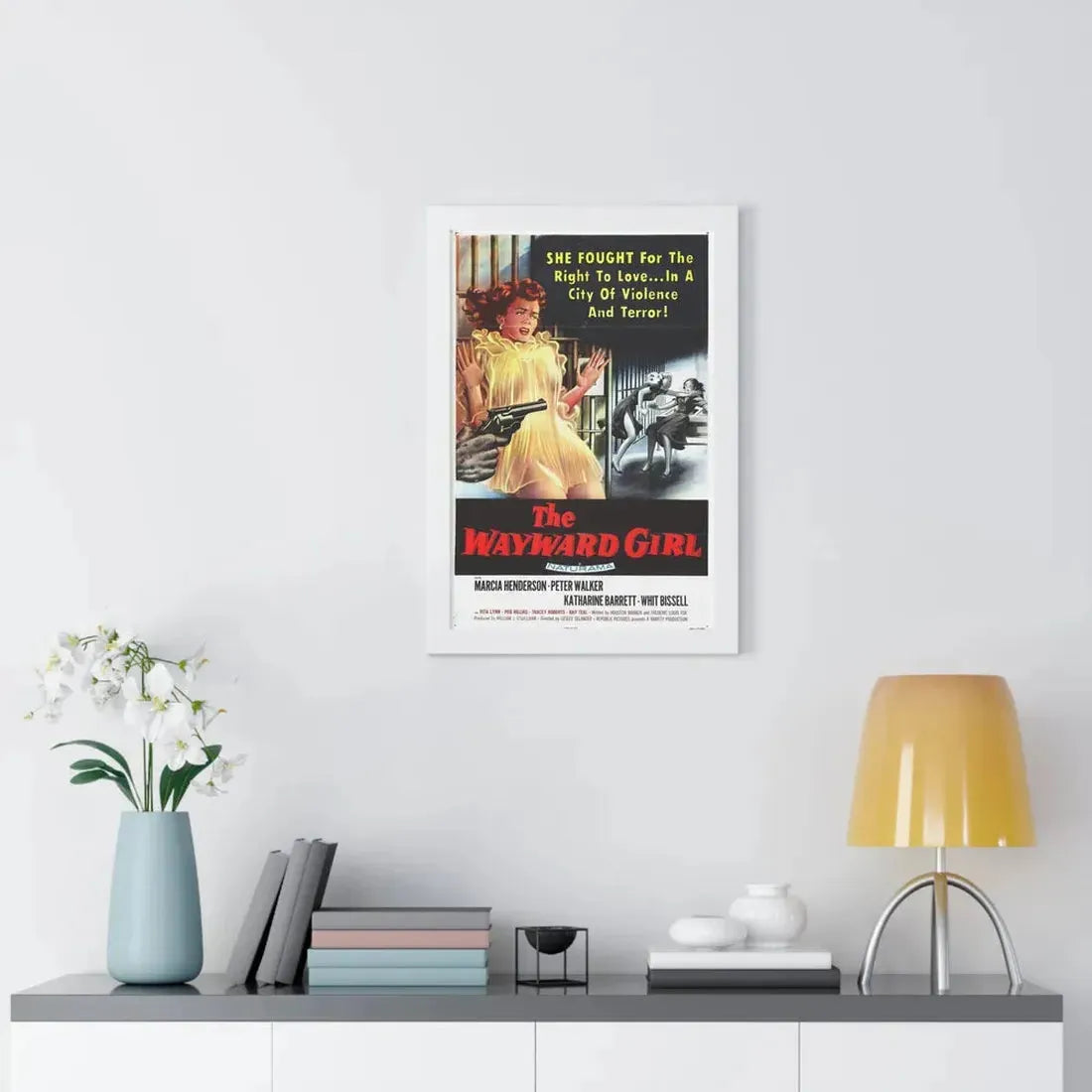 THE WAYWARD GIRL 1959 - Framed Movie Poster - The Sticker Space