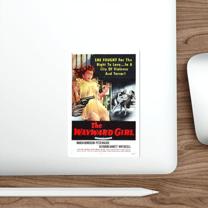 THE WAYWARD GIRL 1959 Movie Poster STICKER Vinyl Die-Cut Decal-The Sticker Space