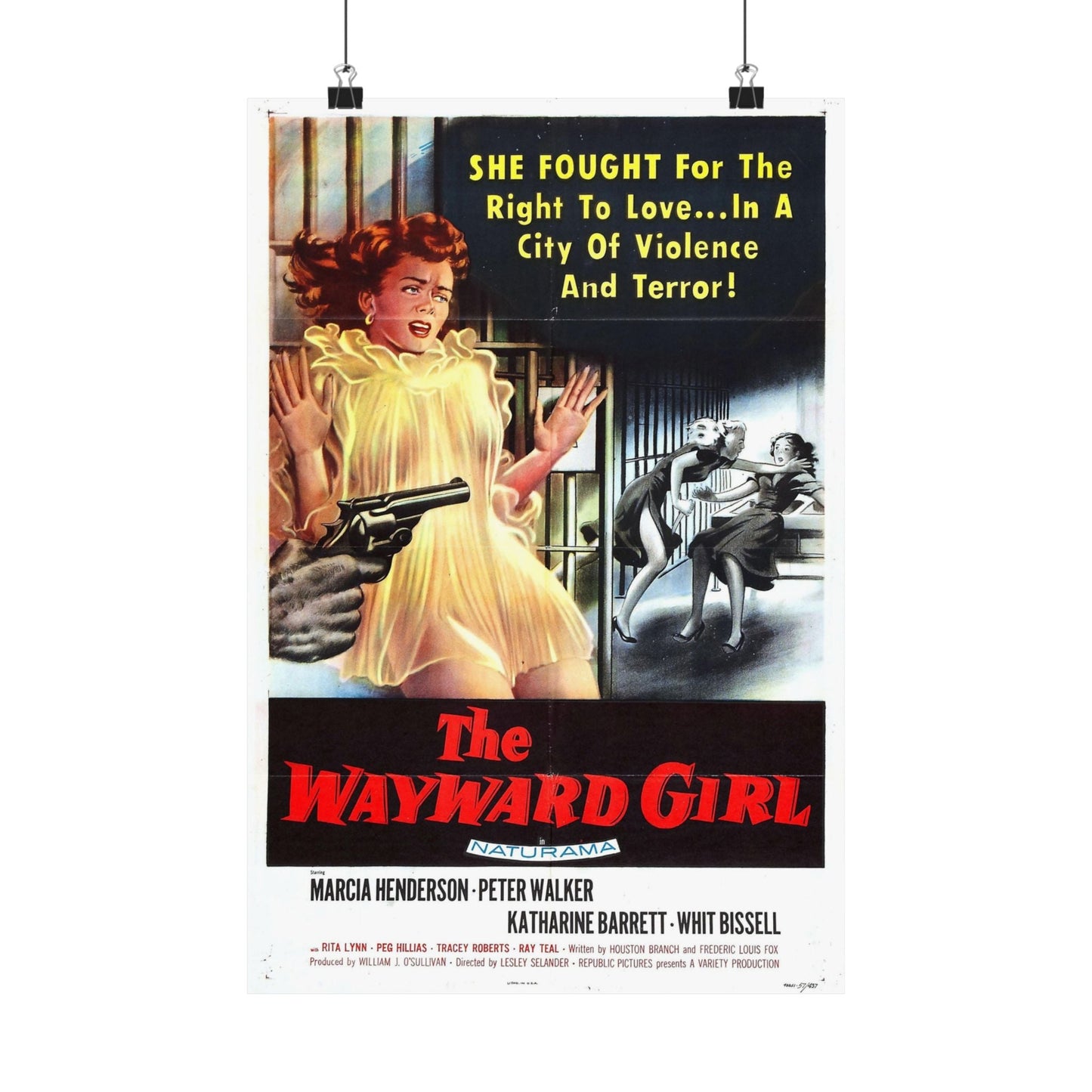 THE WAYWARD GIRL 1959 - Paper Movie Poster-12″ x 18″-The Sticker Space