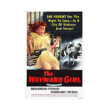 THE WAYWARD GIRL 1959 - Paper Movie Poster-The Sticker Space