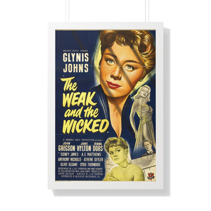 THE WEAK AND THE WICKED (2) 1954 - Framed Movie Poster-20" x 30"-The Sticker Space