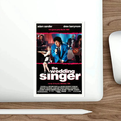 The Wedding Singer 1998 Movie Poster STICKER Vinyl Die-Cut Decal - The Sticker Space