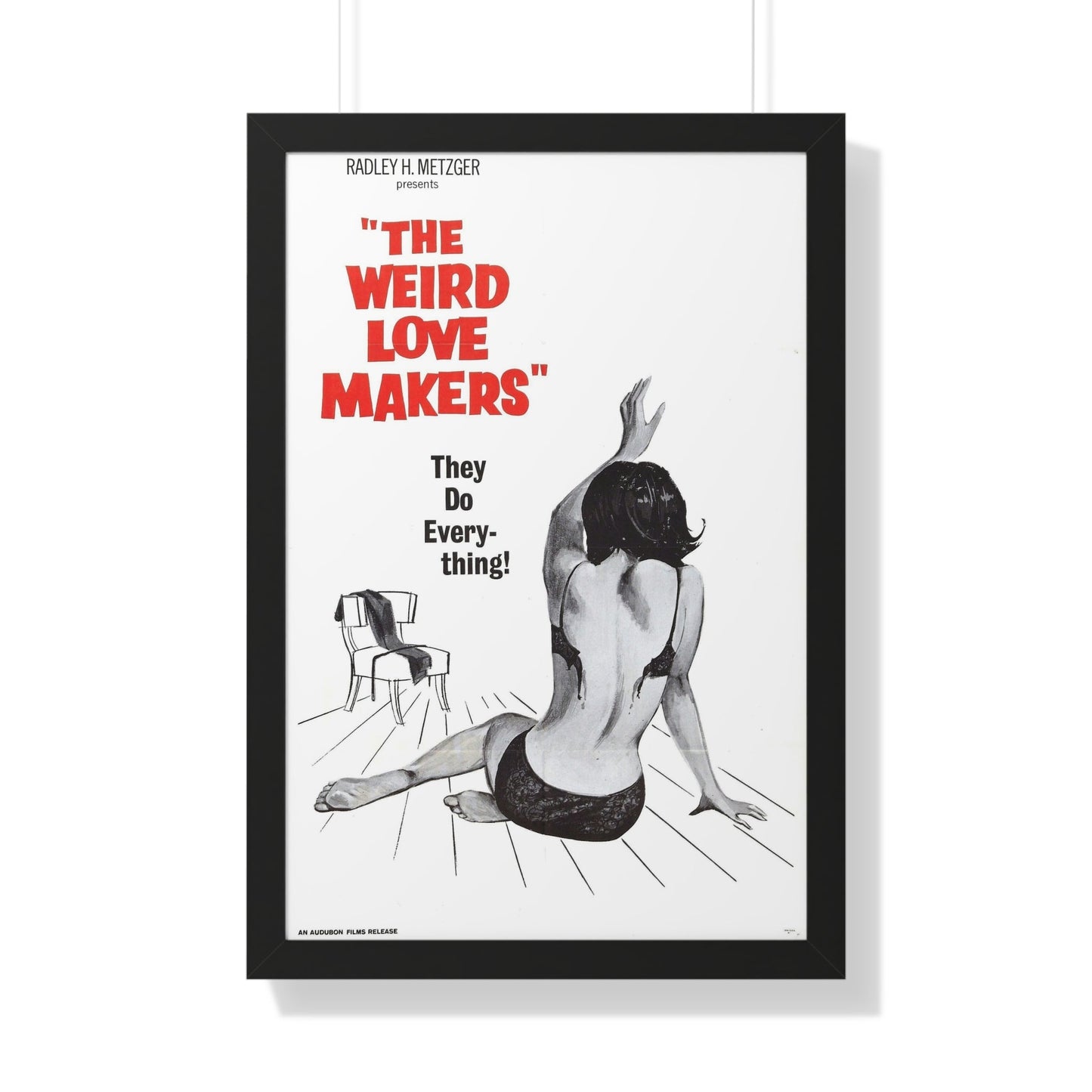 THE WEIRD LOVE MAKERS 1963 - Framed Movie Poster-20" x 30"-The Sticker Space