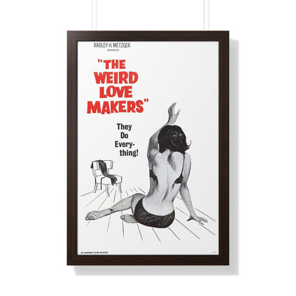 THE WEIRD LOVE MAKERS 1963 - Framed Movie Poster-20" x 30"-The Sticker Space