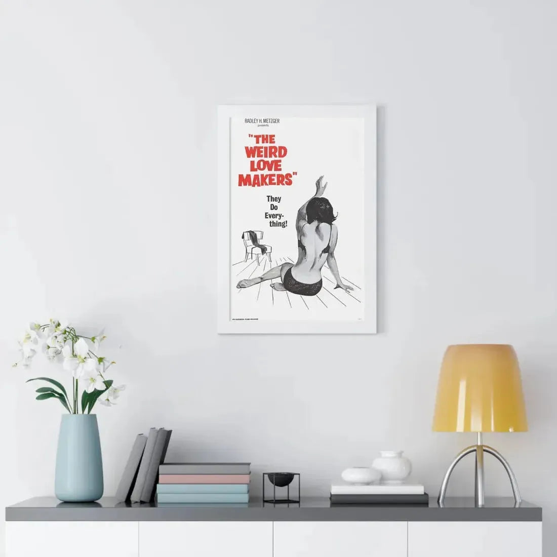 THE WEIRD LOVE MAKERS 1963 - Framed Movie Poster - The Sticker Space