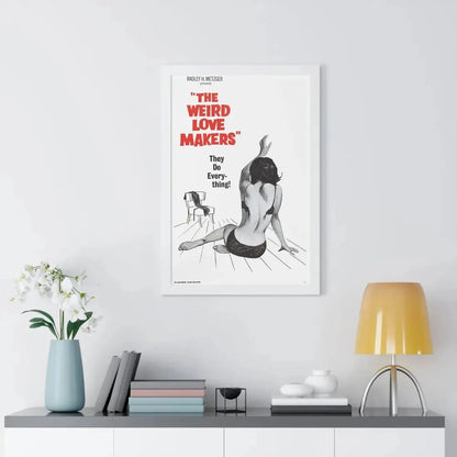 THE WEIRD LOVE MAKERS 1963 - Framed Movie Poster - The Sticker Space