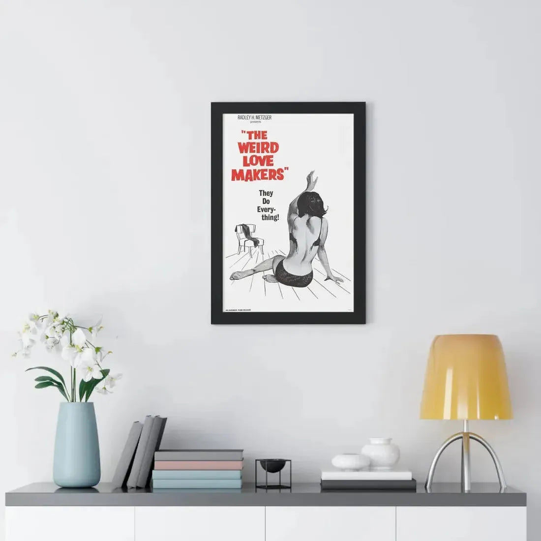 THE WEIRD LOVE MAKERS 1963 - Framed Movie Poster - The Sticker Space