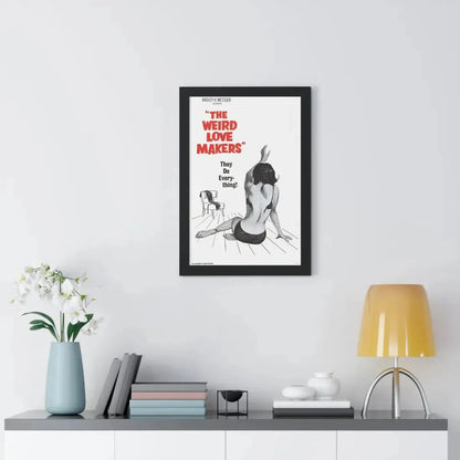 THE WEIRD LOVE MAKERS 1963 - Framed Movie Poster - The Sticker Space